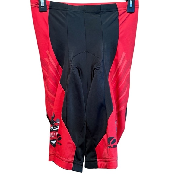 Voler Red and Black Cycling Shorts - Picture 3 of 12
